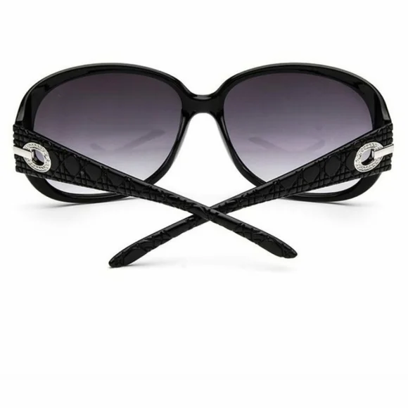 NWT Black Glitter UV Protection Sunglasses - Picture 3 of 14